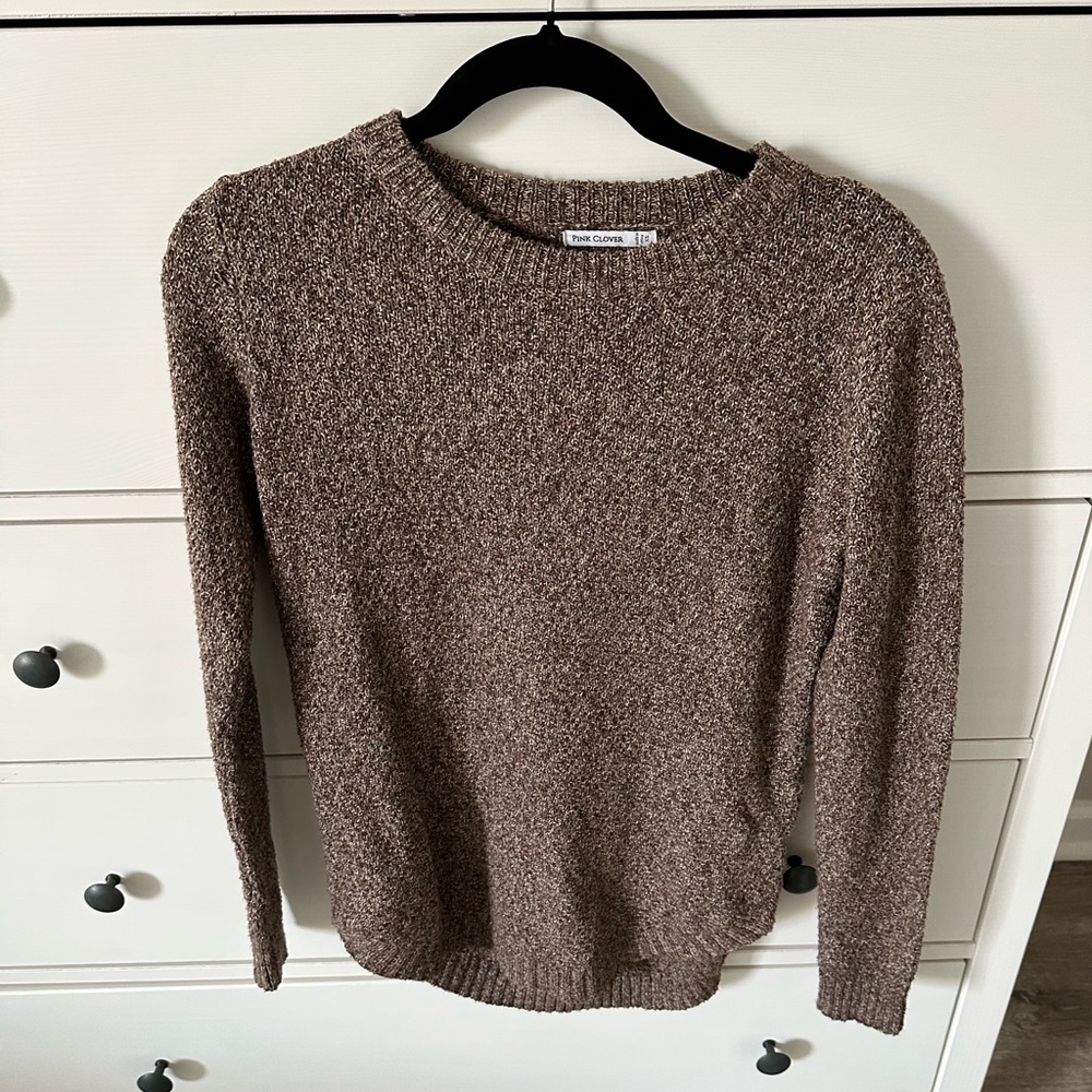 Pink Clover Sweater